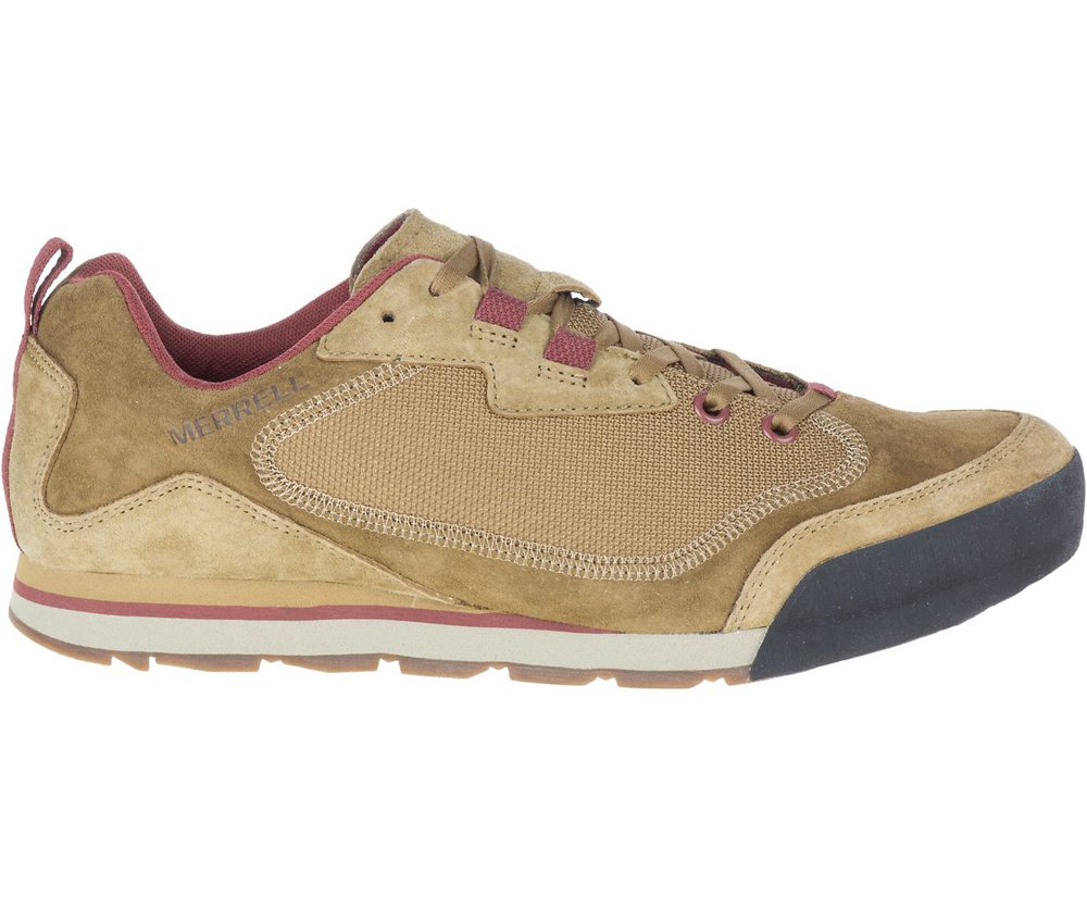 Merrell Sneakers Brown - Burnt Rock Travel Suede - Mens 43VFRMTAK